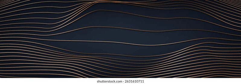 fundo elegante chique em tons castanho, bege, amarelo. Dourado, linhas de cobre, ondas.
Padrão geométrico. Capa, embalagem, modelo de negócio. Quadro para marca, logotipo, convite.
Malha de gradiente.