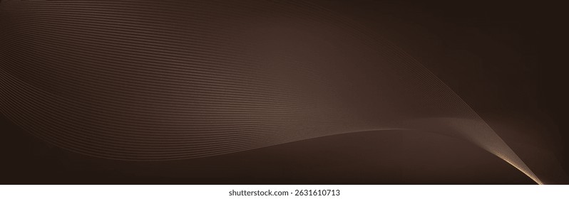 fundo elegante chique em tons castanho, bege, amarelo. Dourado, linhas de cobre, ondas.
Padrão geométrico. Capa, embalagem, modelo de negócio. Quadro para marca, logotipo, convite.
Malha de gradiente.