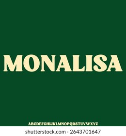 Ilustração de vetor de fonte de estilo serif minimalista elegante e chique