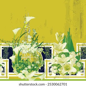 Chic Fashion Pattern with Textured Background Ideal for Contemporary Apparel.