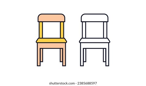 Chic Furniture Design vector graphics