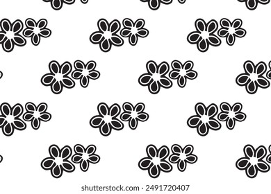 Chic Grey Floral Pattern for Modern Designs