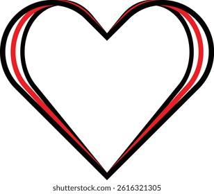 Chic Heart Line Artwork For Minimal Wall Display