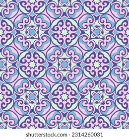 Patrón elegante sin fisuras. Los formularios de arte se agrupan y organizan en un orden específico. Imagen vectorial para impresión, textil, embalaje, diseño interior y otros proyectos.
