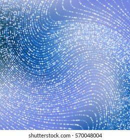 Chic and luxury background with shiny blue particles. Elegant background. Vector illustration for your graphic design.