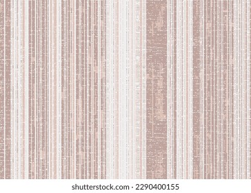 chic monochrome vertical on thin, bold stripes pink, white stripes, linen textures effect seamless pattern. Distressed overlay texture design illustration for Print. Fabric, Cloth, Scarf, Wall