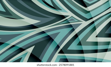 Chic motley abstract wallpaper in green tones. An excellent background for advertising, posters, postcards, business cards, corporate attributes and your other projects. Vector.

