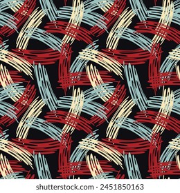 Chic painting seamless pattern. Vector illustration for print, fabric, cover, packaging, interior decor, blog decoration and other your projects.