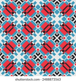 Chic polygonal seamless pattern. Vector illustration for print, fabric, cover, packaging, interior decor, blog decoration and other your projects.
