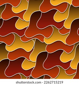 Chic scaly seamless pattern. Vector illustration for print, fabric, cover, packaging, interior decor, blog decoration and other your projects.
