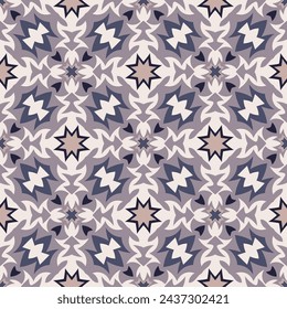 Chic seamless pattern. Art forms are grouped and arranged in a specific order. Vector image for print, textile, packaging, interior design and your other projects.