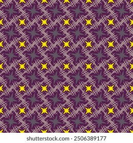 Chic seamless pattern. Vector illustration for print, fabric, cover, packaging, interior decor, blog decoration and other your projects.
