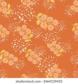 Chic and simple floral pattern, combining beauty and style in a seamless design, suitable for modern fashion, spring-themed art, and vibrant wallpapers.