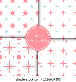 Chic Style geometric Seamless Patterns in EPS 10.This Pattern can be used for Wallpaper, Pattern fills, web page background, packaging, banners, invitations, business cards & fabric print