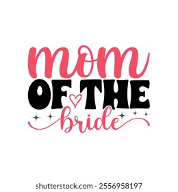 A chic and stylish bride T-shirt design featuring elegant text like "Bride" or "Mrs." in cursive or glittery fonts. Enhanced with subtle wedding-themed elements like a diamond ring, flowers, or a veil