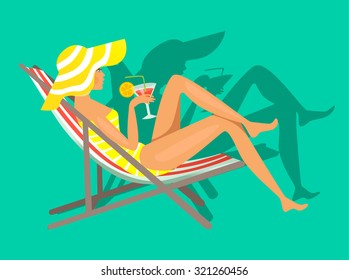 Chic Vacation - Illustration
