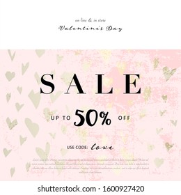 chic valentine's day banner template for social media or stationery design
