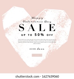 chic valentine's day banner template for social media or stationery design