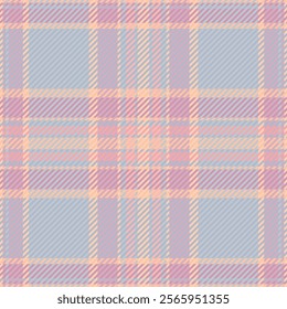 Chic vector background textile, living room check fabric texture. Italian pattern seamless plaid tartan in light and pastel colors palette.