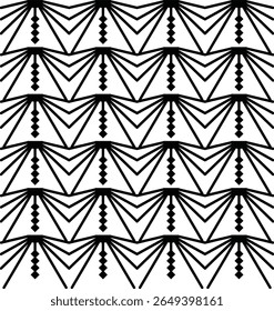 Design elegante e versátil sem emenda adequado para moda, layout editorial, web design e artigos de papel premium. Apresenta arte de linha contemporânea e formas suaves."

"Padrão geométrico abstrato com costura