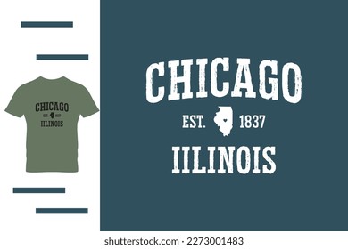 Chicago city lover t shirt design