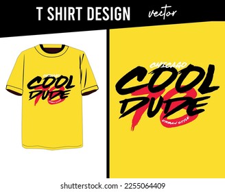 chicago cool dude,t-shirt design fashion vector