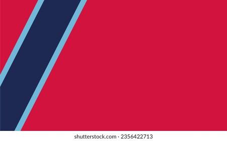 Chicago Fire FC american soccer team uniform colors. Template for presentation or infographics.