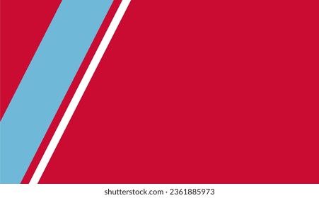 Chicago Fire FC american soccer team uniform colors. Template for presentation or infographics.