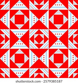 chicago flag pattern. geometric background for decoration. vector illustration