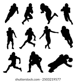 chicago football silhouette shape drawing Vol 2