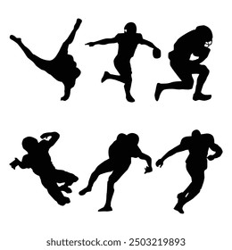 chicago football silhouette shape drawing Vol 3