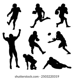 chicago football silhouette shape drawing Vol 4