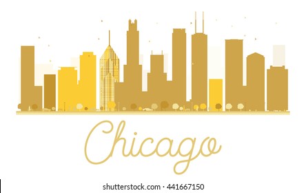 Chicago isolated on white background