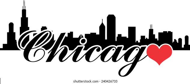 Chicago Love heart