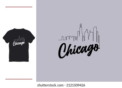 Chicago lover t shirt design