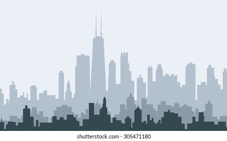 Chicago Morning Skyline