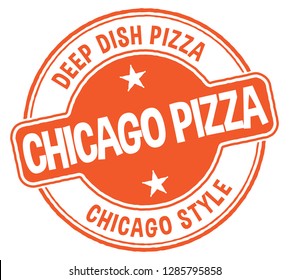 Chicago Pizza Stamp