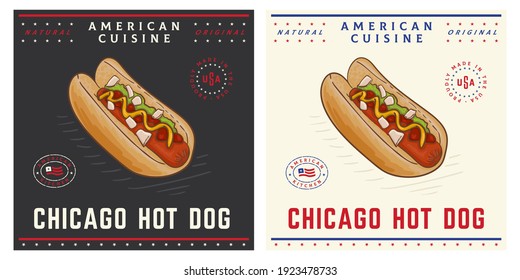 Chicago Style Red Hot Dog