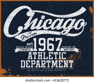 chicago t-shirt graphic