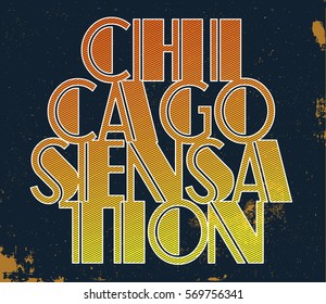 chicago t-shirt graphic