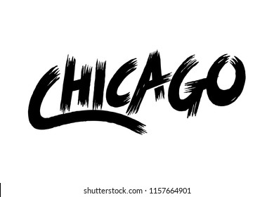 Chicago typography design vector, for t-shirt, poster and other uses