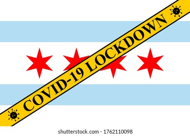 el chicagolockdown previene la propagación o el brote de coronavirus.