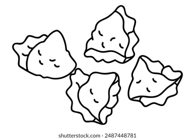 Chicharrones Artwork Graphic Line Art