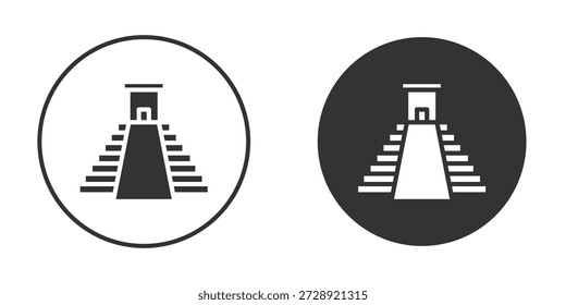 Chichén Itzá icono Clipart diseños de Vector para proyectos gráficos