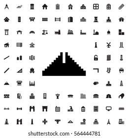 Chichen Itza icon illustration isolated vector sign symbol