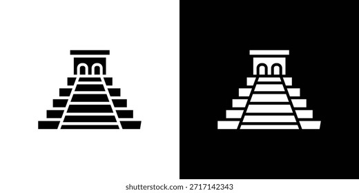 Chichen Itza ícone vetor design elemento vetor eps 10