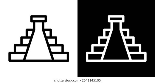 Chichen Itza icon vector simple element illustration editable