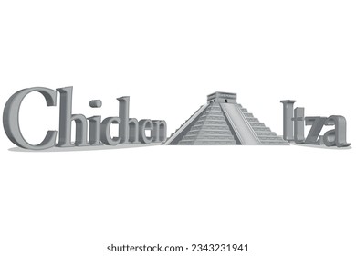 chichen itza of Mexico, south-central Yucatan state, Mexico