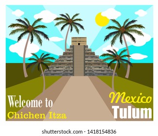 Chichen Itza Mexico Tulum banner