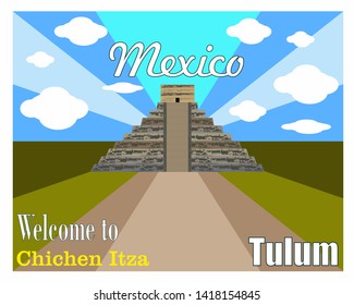 Chichen Itza Mexico Tulum banner